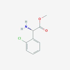 molecular formula C9H10ClNO2 B125892 (S)-(+)-2-Chlorophenylglycine methyl ester CAS No. 141109-14-0