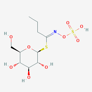 molecular formula C10H19NO9S2 B1258938 1-S-[(1Z)-N-(sulfooxy)butanimidoyl]-1-thio-beta-D-glucopyranose 