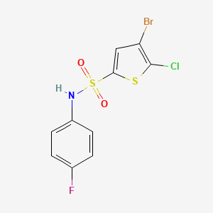 2-Thiophenesulfonamide, 4-bromo-5-chloro-N-(4-fluorophenyl)-