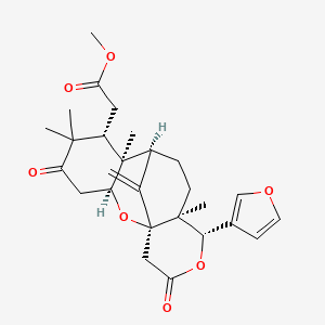 molecular formula C27H34O7 B1258948 甲基安哥伦酸酯 
