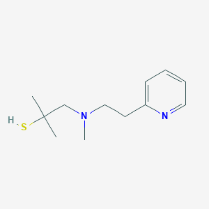 2-Propanethiol, 2-methyl-1-[methyl[2-(2-pyridinyl)ethyl]amino]-