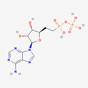 molecular formula C11H17N5O9P2 B1258960 5'-Deoxy-5'-phosphonomethyladenosine phosphate CAS No. 96156-15-9