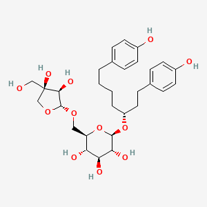 molecular formula C30H42O12 B1258961 Aceroside VIII 