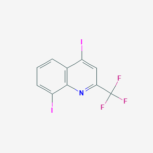 4,8-Diiodo-2-(trifluoromethyl)quinoline