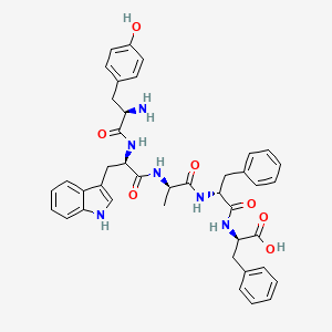 D-Tyrosyl-D-tryptophyl-D-alanyl-D-phenylalanyl-D-phenylalanine