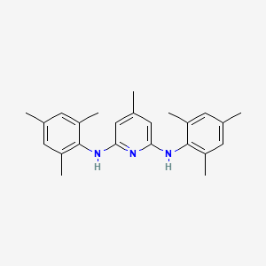 4-Methyl-N~2~,N~6~-bis(2,4,6-trimethylphenyl)pyridine-2,6-diamine