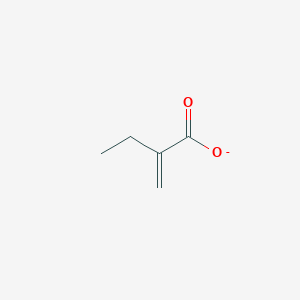 molecular formula C5H7O2- B1258985 2-Ethylacrylate 