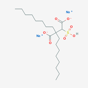 molecular formula C20H36Na2O7S B1258986 二辛基磺酸钠 