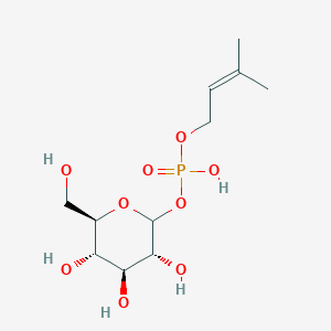 molecular formula C11H21O9P B1258990 Polyprenyl glucosyl phosphate 