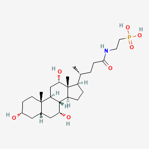molecular formula C26H46NO7P B1258995 Ciliatocholic acid CAS No. 13222-48-5