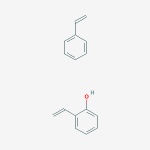 molecular formula C16H16O B1258999 2-Ethenylphenol--ethenylbenzene (1/1) 