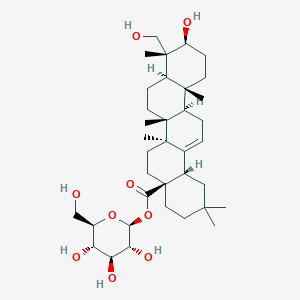 molecular formula C36H58O9 B1259008 hederagenin 28-O-beta-D-glucopyranosyl ester CAS No. 53931-25-2