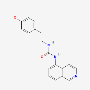 1-Isoquinolin-5-yl-3-[2-(4-methoxyphenyl)ethyl]urea