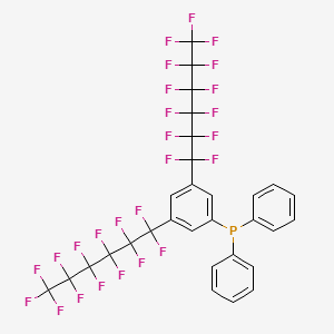 [3,5-Bis(tridecafluorohexyl)phenyl](diphenyl)phosphane