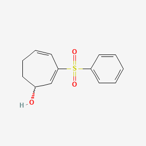 (1R)-3-(benzenesulfonyl)cyclohepta-2,4-dien-1-ol