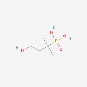 (4-Hydroxy-2-methylpentan-2-yl)phosphonic acid