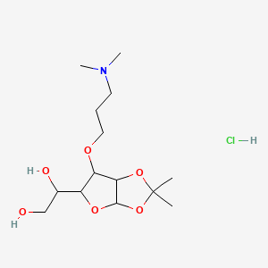 molecular formula C14H28ClNO6 B1259019 Amiprilose (hydrochloride) 