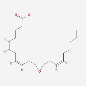 molecular formula C20H31O3- B1259045 11,12-环氧花生四烯酸 