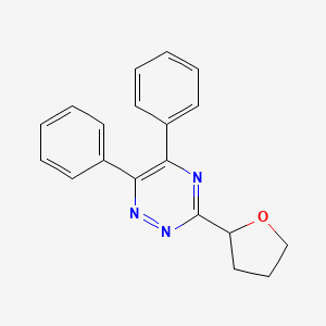 3-(Oxolan-2-yl)-5,6-diphenyl-1,2,4-triazine