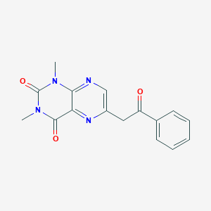 1,3-Dimethyl-6-phenacylpteridine-2,4-dione