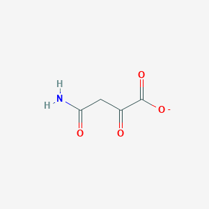molecular formula C4H4NO4- B1259050 2-氧代琥珀酸盐 