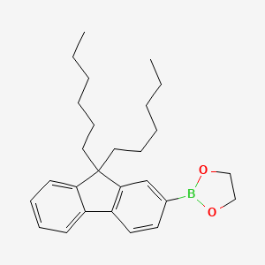 2-(9,9-Dihexyl-9H-fluoren-2-yl)-1,3,2-dioxaborolane