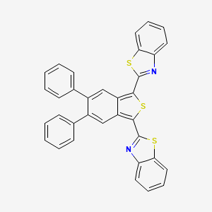 2,2'-(5,6-Diphenyl-2-benzothiene-1,3-diyl)bis(1,3-benzothiazole)