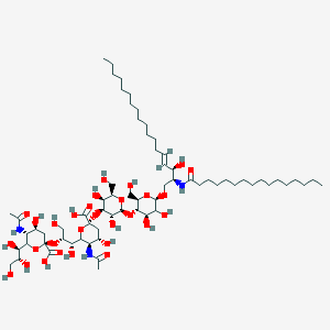 molecular formula C68H121N3O29 B1259061 Ganglioside GD3 (d18:1/16:0) 