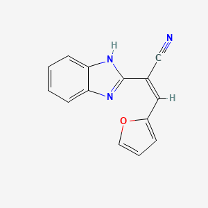 2-(1H-Benzo[d]imidazol-2-yl)-3-(furan-2-yl)acrylonitrile