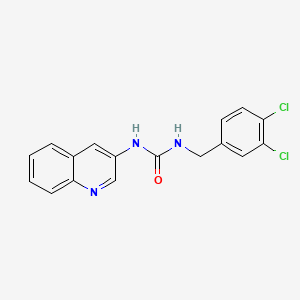 N-[(3,4-Dichlorophenyl)methyl]-N'-quinolin-3-ylurea