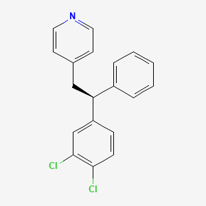 Pyridine, 4-[(2S)-2-(3,4-dichlorophenyl)-2-phenylethyl]-