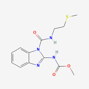 molecular formula C13H16N4O3S B1259083 Mecarbinzid CAS No. 27386-64-7