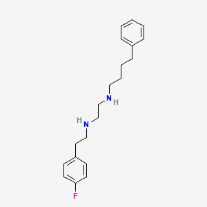 N'-[2-(4-fluorophenyl)ethyl]-N-(4-phenylbutyl)ethane-1,2-diamine