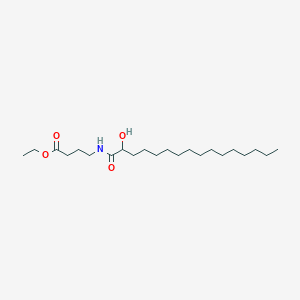 Ethyl 4-[(2-hydroxyhexadecanoyl)amino]butanoate