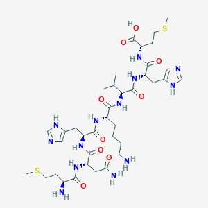 L-Methionyl-L-asparaginyl-L-histidyl-L-lysyl-L-valyl-L-histidyl-L-methionine