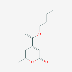 4-(1-Butoxyvinyl)-6-methyl-5,6-dihydropyran-2-one