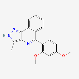 1H-Pyrazolo[4,3-c]isoquinoline, 5-(2,4-dimethoxyphenyl)-3-methyl-