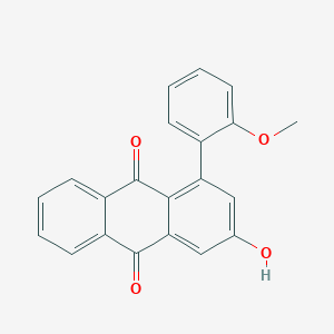 9,10-Anthracenedione, 3-hydroxy-1-(2-methoxyphenyl)-