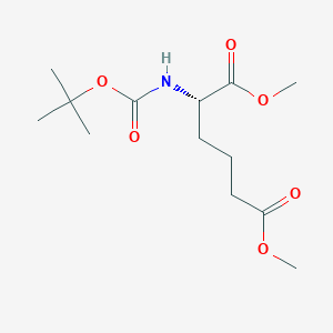 (S)-dimethyl 2-(tert-butoxycarbonylamino)hexanedioate