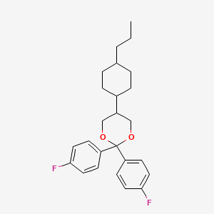 2,2-Bis(4-fluorophenyl)-5-(4-propylcyclohexyl)-1,3-dioxane