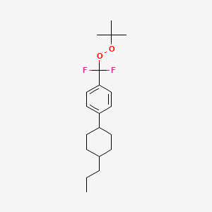 Peroxide, difluoro[4-(4-propylcyclohexyl)phenyl]methyl 1,1-dimethylethyl