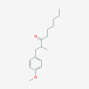 molecular formula C17H26O2 B12590982 3-Nonanone, 1-(4-methoxyphenyl)-2-methyl- CAS No. 648857-95-8