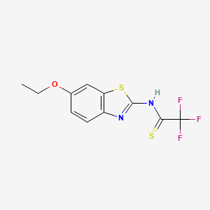 N-(6-Ethoxy-1,3-benzothiazol-2-yl)(trifluoro)ethanethioamide