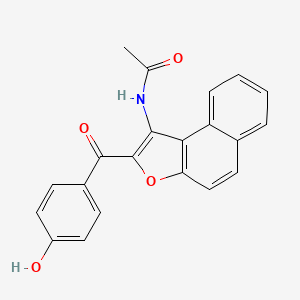 Acetamide, N-[2-(4-hydroxybenzoyl)naphtho[2,1-b]furan-1-yl]-