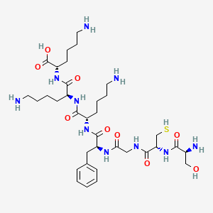 L-Seryl-L-cysteinylglycyl-L-phenylalanyl-L-lysyl-L-lysyl-L-lysine