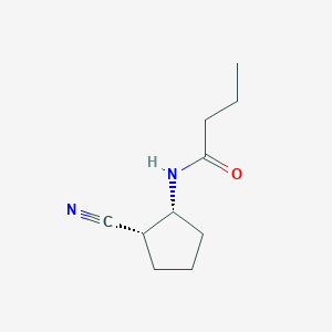 N-[(1R,2S)-2-Cyanocyclopentyl]butanamide