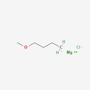 molecular formula C5H11ClMgO B12591050 Magnesium, chloro(4-methoxybutyl)- CAS No. 634590-61-7