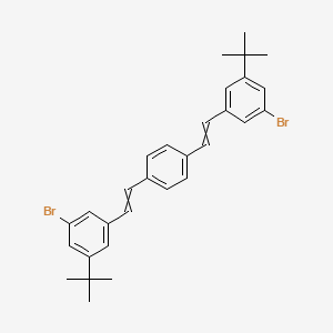 1,1'-[1,4-Phenylenedi(ethene-2,1-diyl)]bis(3-bromo-5-tert-butylbenzene)