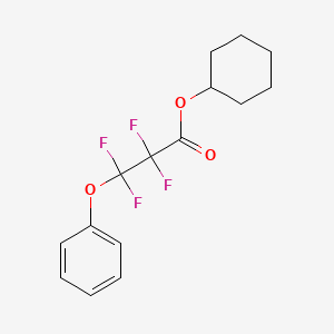 Cyclohexyl 2,2,3,3-tetrafluoro-3-phenoxypropanoate