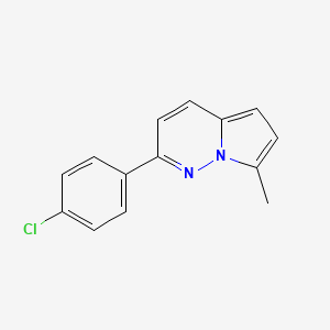 2-(4-Chlorophenyl)-7-methylpyrrolo[1,2-b]pyridazine